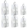 6 Pcs Shoe Bags for Travel, 3 Size Transparent Water Resistant Double Sided Zipper Shoe Storage Organizer, Shoe Storage Bag with Handle, Portable Travel Shoe Bags for Children Men and Women