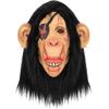 Holiberty Adult Cosplay Costume Animal Baboon Head Mask Monkey Latex Full Head Chimp Props Smile Gorilla Ape Masquerade Party view 1