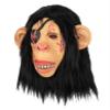 Holiberty Adult Cosplay Costume Animal Baboon Head Mask Monkey Latex Full Head Chimp Props Smile Gorilla Ape Masquerade Party view 2