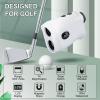 Golf Rangefinder with Slope & Magnetic Mount - 1200 Yards Laser Range Finder, 7X Magnification, Tournament Legal Flag Lock Vibration, Rechargeable, IPX4 Waterproof for Golf & Hunting view 2