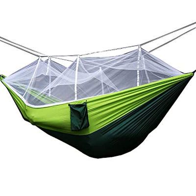 FixtureDisplays Portable Hammock Jungle Camping with Mosquito Net Outdoor Hanging Sleeping Bed 16117NEW