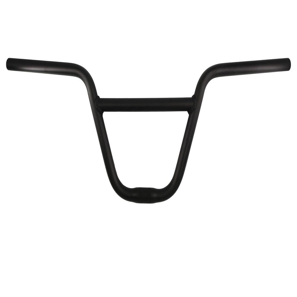 S SENQI BMX Handlebars Bike Handlebar Aluminum Alloy Bicycle Handle Bars Lightweight Riser Bar 22.2mm Bar End 730 * 25.4 * 22.2mm,Black
