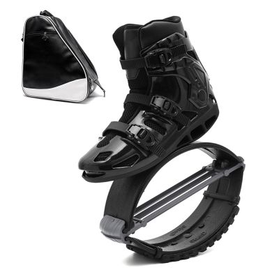 CYHTYM Kangaroo Jump Shoes Adult Fitness Moon Boots, Training Bouncing Shoes, Carrying A Storage Backpack,Anti-Gravity Boots(Large)