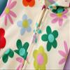 Toddler Girl Fall Jacket for Girls Zip Up Hoodie for Kids Sweatshirt Flower Clothes Cotton Lightweight Casual Outerwear Top Winter Size 5-6 Years Old 6T Christmas gifts Thanksgiving gifts view 4