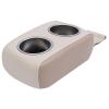 Boat Cup Holder, Pontoon Cup Holder, Double Drink Holder,Portable Drink Bottle Holder, Stainless Steel Universal Drinks Holder, Beverage Holder for Boat,Yacht,RV,Car (Mocha and Platinum, 2 Packs) view 4
