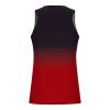 Beach Tank Tops for Men Funny Gradient Color Sleeveless Muscle Tshirt Casual Summer Vacation Tropical Shirts 2024 mens cotton t shirts Red L view 3