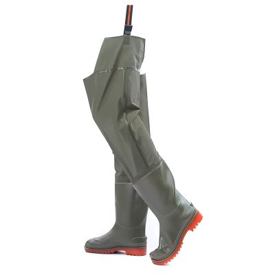 YXLYFDLY Hip Waders Lightweight Fishing Wader, Mans Waterproof Hip Boots Thick Oxford Sole, for Wading Sand Mining(7.5)