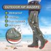 YXLYFDLY Hip Waders Lightweight Fishing Wader, Mans Waterproof Hip Boots Thick Oxford Sole, for Wading Sand Mining(7.5) view 2