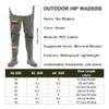 YXLYFDLY Hip Waders Lightweight Fishing Wader, Mans Waterproof Hip Boots Thick Oxford Sole, for Wading Sand Mining(7.5) view 3