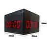 LED Four-sided Multi-function Timer, 1.5IN, 12/24 Hours, with Remote Control, Positive Timing, Cycle Timing, Countdown, Timing Reminder, Stopwatch Timing, Four-sided Timing, Acrylic Panel view 2