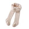Rainbow Leggings for Girls Fleece Lined Warm Full Leggings Pantihose Stretchy Basic Full Snow (Khaki, 12-24 Months) view 1