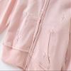Toddler Girl Fall Jacket for Girls Zip Up Hoodie for Kids Sweatshirt Flower Clothes Cotton Lightweight Casual Outerwear Top Winter Size 5-6 Years Old 6T view 3