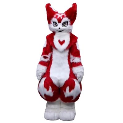 Fursuit Furry Mascot Costume Suit Halloween Beast Costume Cat Adult Cartoon Costume for Advertising Activities