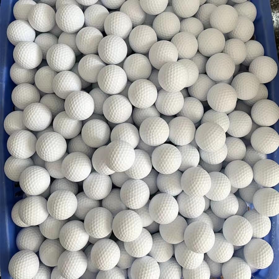 BarryBasicz 100 Golf Double Layered Practice Balls, 42mm Practice Balls