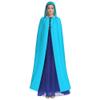 Sipumia Unisex Adults Hooded Cloak Full Length Cape for Christmas Halloween Cloak Costumes Hooded Cape Masquerade Dress Up One Size Blue view 2