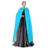 Sipumia Unisex Adults Hooded Cloak Full Length Cape for Christmas Halloween Cloak Costumes Hooded Cape Masquerade Dress Up One Size Blue view 3
