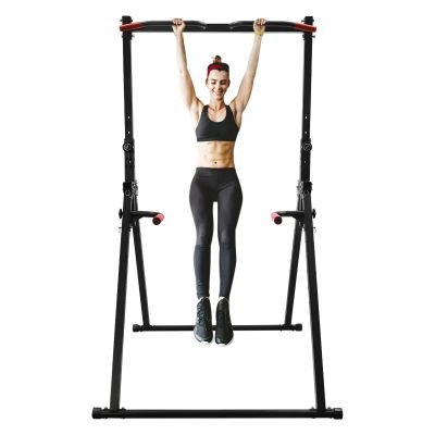 440 LBS Pull up Bar Free Standing, Parallel Adjustable Height Standing Pull Up Bar Dip Station for Home Gym Heavy Duty, Strength Training Fitness