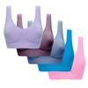 Sports Bras for Women 5 Pack, Seamless Comfortable Bras Running Workout Low Impact Wireless Activity Sleep Bralettes view 2
