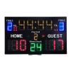 15digit Led Scoreboard, Digital Electronic Scoreboard with Remote, 22.8 * 13.8 * 0.9inch, 8 Modes, 5 Gear Brightnes, for Basketball, Football, Tennis, Badminton, Table Tennis, Billiards view 1