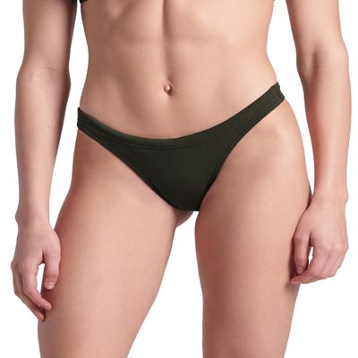 ARENA Women's Team Solid Swim Bottom Athletic Bikini Brief Only Competitive Swimming Training Ladies Bathing Suit, Dark Sage, US Size 34