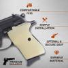 Bersa Thunder Firestorm 22 380 Pistol Grips in Faux Ivory view 3