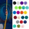 22 Yards Aerial Silks Fabric Versatile Circus Training Equipment for Strength and Flexibility Training (Red) view 3