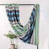 Airooglee 69" L x 51" W Large Mexican Blanket - Perfect as Yoga Blanket, Outdoor Blanket, Beach Blanket, Serape Blanket, Picnic Blanket, Camping Blanket, Woven Blanket, Boho Home Dcor - Blue-Green view 2