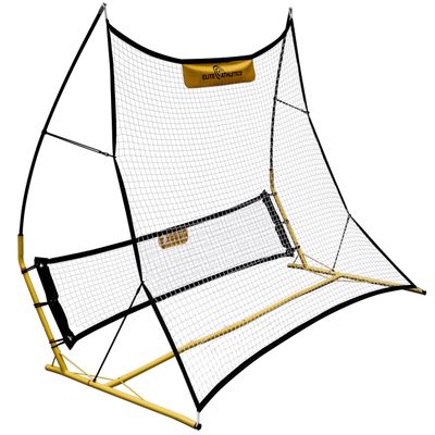 Elite Athletics 2 in 1 Soccer Rebounder Net, Soccer Bounce Back Net with Carrying Case