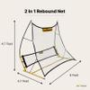 Elite Athletics 2 in 1 Soccer Rebounder Net, Soccer Bounce Back Net with Carrying Case view 2