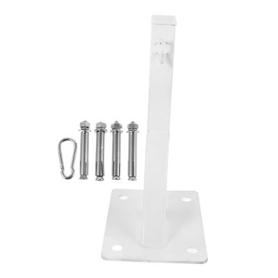 WOONEKY Bracket Wall Mount Hanger Easy Install Metal Plate for Solid Surfaces