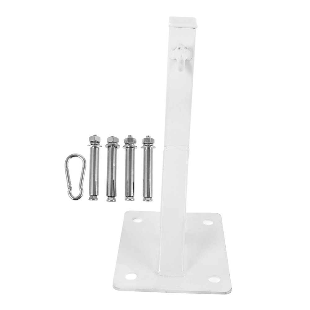 WOONEKY Bracket Wall Mount Hanger Easy Install Metal Plate for Solid Surfaces