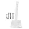 WOONEKY Bracket Wall Mount Hanger Easy Install Metal Plate for Solid Surfaces view 1