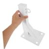 WOONEKY Bracket Wall Mount Hanger Easy Install Metal Plate for Solid Surfaces view 2