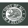 X-Large Forest Green Mens First of All I'm A Delight Funny Possum T-Shirt view 4