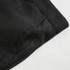 NineFit Basics Kids Toddler Boys' Black Stretch Chino Shorts Cotton Twill Flat Front niform with Pockets (Black, 12-13 Years) view 4