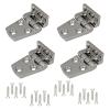 Vleant 4PCS (38x54) 316 Stainless Steel Boat Seat Hatch Door Hinge Marine Grade Heavy Duty Hardware Mount Accessories view 1