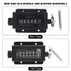 KIMISS D94-S Resettable Mechanical Pulling Counter, 0-, 6-Digit Punch Counter, Upgraded Design, Ideal for Monitoring Sports Equipment or Machinery, KIMISSd791yfrmqz view 3