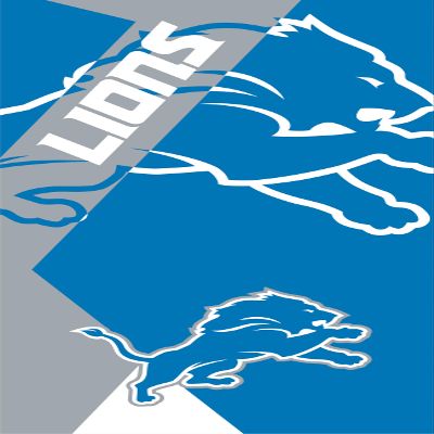 Northwest Detroit Lions NFL 30 x 60 Inch Beach Towel, Puzzle Design