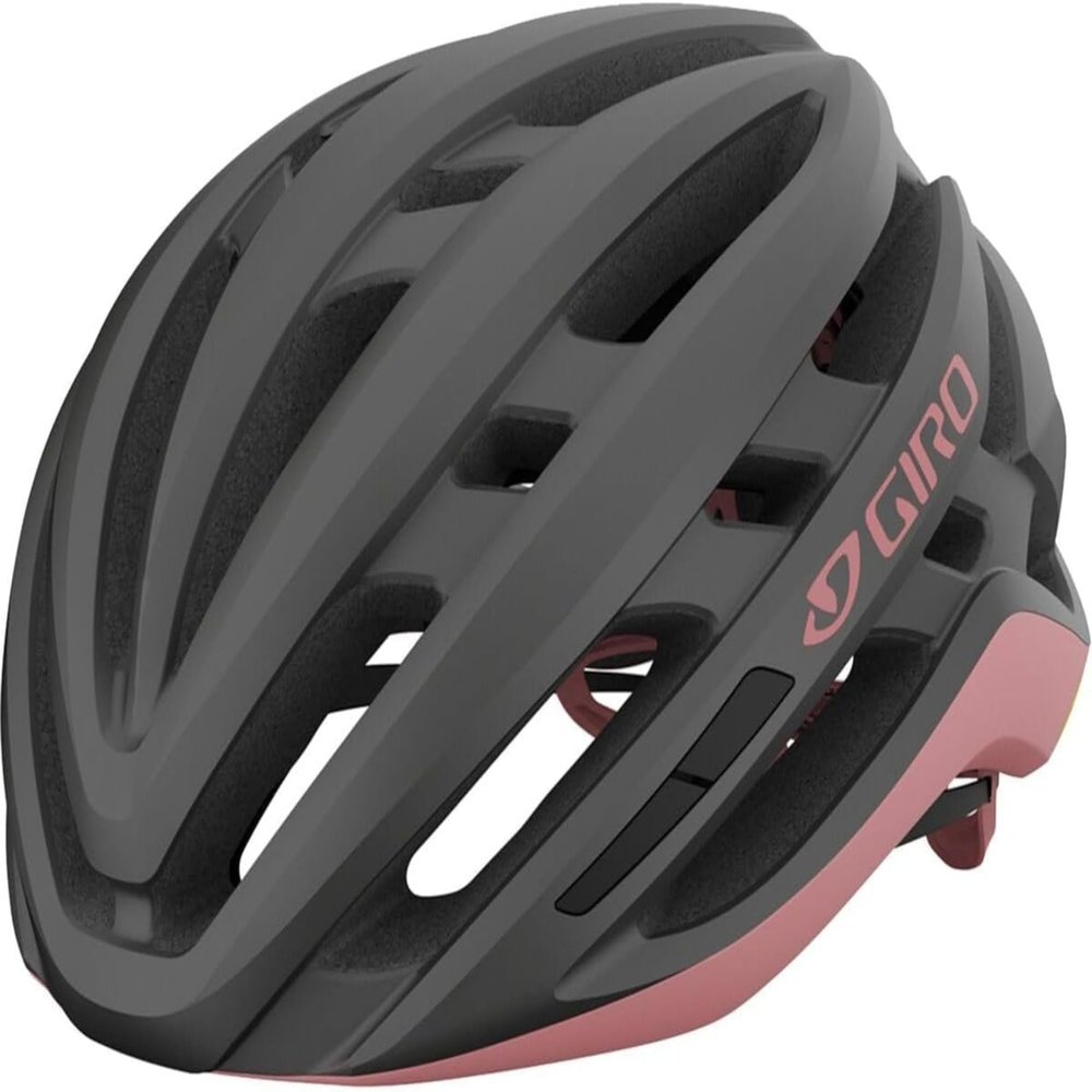 Giro Agilis MIPS W Adult Road Cycling Helmet - Matte Metallic Coal/Dusty Rose, Small (51-55 cm)