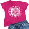 X-Large Cyber Pink Women First of All I'm A Delight Funny Possum T-Shirt view 1
