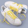 Miscly Flat Waxed Cotton Shoe Laces for Boots, Sneakers, and Shoes Multiple Lengths and Colors Available - Yellow, 45 (114 CM) view 2