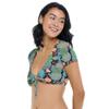 Eidon Women's Standard Sandrine Crop Bikini Top Swimsuit, Fruit Punch view 2