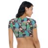 Eidon Women's Standard Sandrine Crop Bikini Top Swimsuit, Fruit Punch view 3
