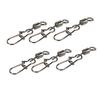 KOMBIUDA 40pcs Fishing Swivel Connector Metal Rolling for Sea Rod Lure Fishing Rustproof Flexible Rotation for Heavy Pulls Line view 1