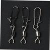 KOMBIUDA 40pcs Fishing Swivel Connector Metal Rolling for Sea Rod Lure Fishing Rustproof Flexible Rotation for Heavy Pulls Line view 4