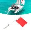 Boat Flag Flag for Boat 304 Stainless Steel 140 * 120mm Boating Flag for Boat Surety Watersports Wakeboard Kneeboard and Towable Tube (200 * 160mm) view 3