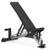 Titan Fitness TITAN Series Black Adjustable Bench, Supports 600 LB Incline, 1,000 LB Flat, Versatile Single Post Utility Workout Bench for Home Gym, Weightlifting, Strength Training view 1
