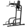 XMARK Captain's Chair with Dip Stand and Push Up Station, Commercial Vertical Knee Raise, Dip Station and Pushup Stand (Black) view 1
