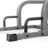 XMARK Captain's Chair with Dip Stand and Push Up Station, Commercial Vertical Knee Raise, Dip Station and Pushup Stand (Black) view 3