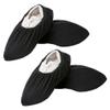Smallan Slide Board Shoe & Boot Covers for Smooth Gliding (Reusable, Washable) Special Flannel Increase Slip Shoe Covers Compatible with All Fitness/Hockey Slideboards One Size Fits All (Black) view 1